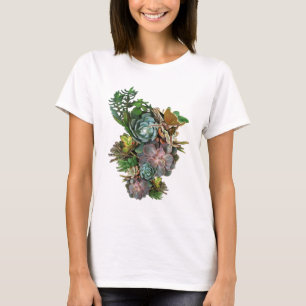 Succulente beeldschermen t-shirt