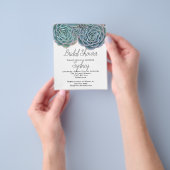 Succulente begrotingsuitnodigingen van de Vrijgeze Flyer (Hand)