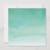 Succulente Bloemen repetitie diner uitnodigingen (Achterkant)