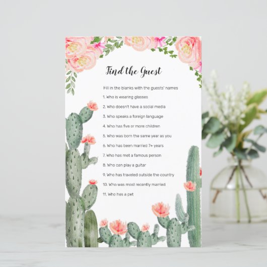 Succulente bloemengroen vind de gastgame (Staand voorkant)