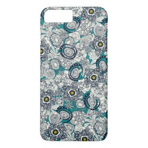 succulente blue chartreuse ster Case-Mate iPhone case
