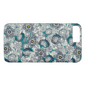 succulente blue chartreuse ster Case-Mate iPhone case (Achterkant (Horizontaal))