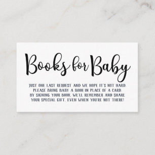 Succulente boeken voor Baby-afsluitkaart Informatiekaartje
