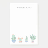 Succulente cactus illustratie Schattigee Post-it n Post-it® Notes (Voorkant)