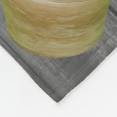 Succulente Cactus in Pots en Gray Wooden Planten Fleece Deken (Hoek)