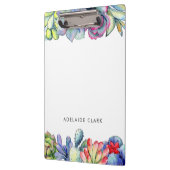 Succulente cactus waterverf klembord (Links)