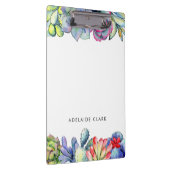 Succulente cactus waterverf klembord (Rechts)