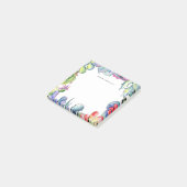 Succulente cactus waterverf post-it® notes (Schuin)