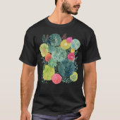 Succulente cirkels t-shirt (Voorkant)