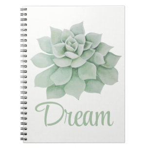 Succulente Droom Doelen Succes Motivatie Notitieboek