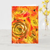 Succulente Echeveria-Plant Kaart (Gele Bloem)