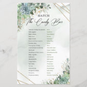 Succulente eucalyptusgoud komt overeen met de Snoe (Achterkant)