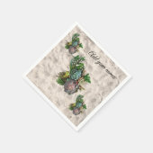 Succulente foto's servet (Hoek)