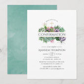 Succulente geometrische bevestiging kaart (Voorkant / Achterkant)