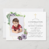 Succulente geometrische bevestiging kaart (Voorkant)