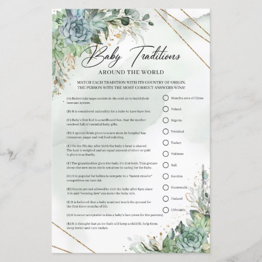 Succulente goudtradities over de hele wereld (Voorkant)