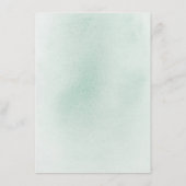 Succulente Greenery Gold Leaves Wedding Details En Informatiekaartje (Achterkant)