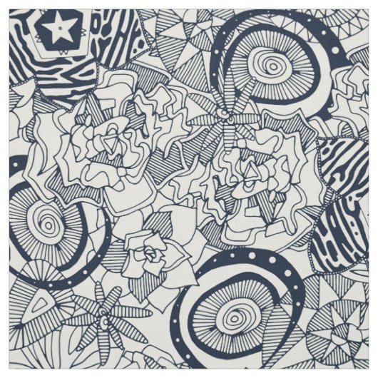 succulente indigoo stof (Swatch)