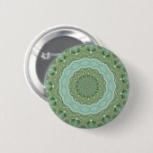 Succulente Mandala Ronde Button 5,7 Cm (Voorkant /achterkant)