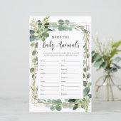 Succulente naam van het baby shower-wild van babyd (Staand voorkant)