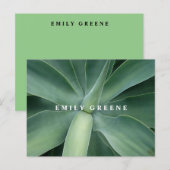 succulente notitiekaarten (Voorkant / Achterkant)