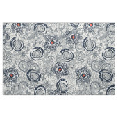 succulente oranje ster stof (Fat Quarter)