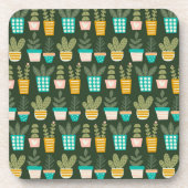 Succulente Planten Bier Onderzetter (Voorkant)