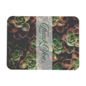  Succulente Planten Hartelijk dank Magneet (Horizontaal)