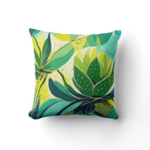 Succulente planten in groen en geel