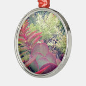 Succulente Planten Metalen Ornament (Links)
