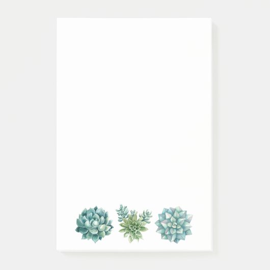 Succulente Planten Post-it® Notes (Voorkant)