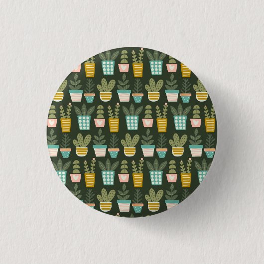 Succulente Planten Ronde Button 3,2 Cm (Voorkant)