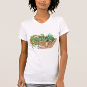 succulente plantenbak t-shirt (Voorkant)