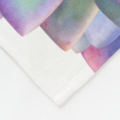 Succulente printtapedrive fleece deken (Hoek)