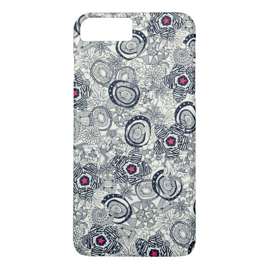 succulente roze ster Case-Mate iPhone case (Achterkant)
