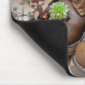 Succulente schoenen muismat (Hoek)