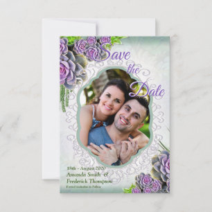 Succulente tinten van SeaGreen, Violet Save the Da Save The Date