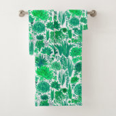 Succulente tuin bad handdoek (Insitu)