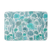 Succulente tuin badmat (Voorkant)