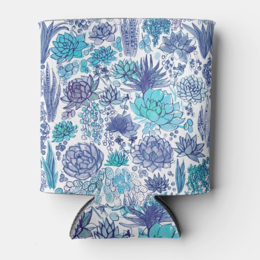 Succulente tuin blikjeskoeler (Voorkant)