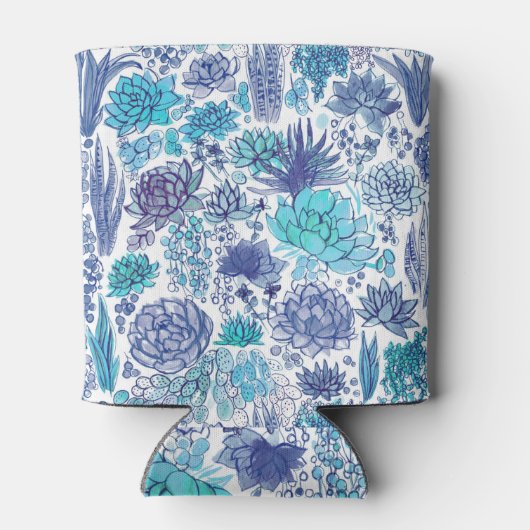 Succulente tuin blikjeskoeler (Achterkant)