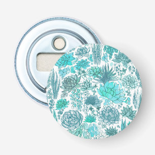 Succulente tuin button flesopener