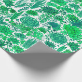 Succulente tuin cadeaupapier (Hoek)