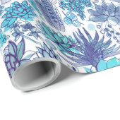 Succulente tuin cadeaupapier (Rol Hoek)