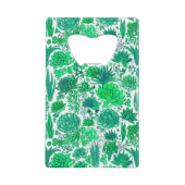 Succulente tuin creditkaart flessenopener (Achterkant)