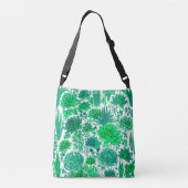 Succulente tuin crossbody tas (Achterkant)