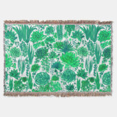 Succulente tuin deken (Voorkant)