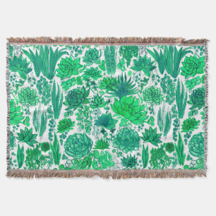 Succulente tuin deken