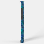 Succulente tuin in blauw samsung galaxy hoesje (Rechterkant)