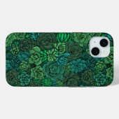 Succulente tuin in groen Case-Mate iPhone case (Achterkant (horizontaal))
